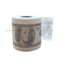 Papel de rolo de toalete feito sob encomenda do tecido do dólar da propaganda criativa para a promoção